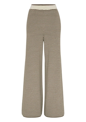 Brunello Cucinelli cotton track trousers - Brown