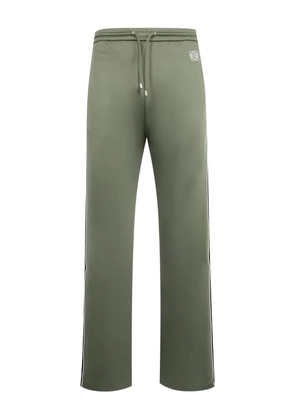 LOEWE drawstring side-stripe trousers - Green