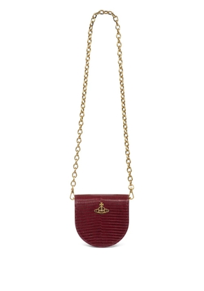 Vivienne Westwood Lizard saddle crossbody bag - Red