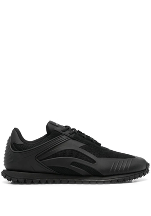 Emporio Armani panelled sneakers - Black