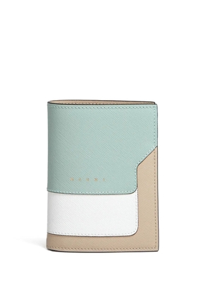 Marni colour-block bi-fold wallet - Green