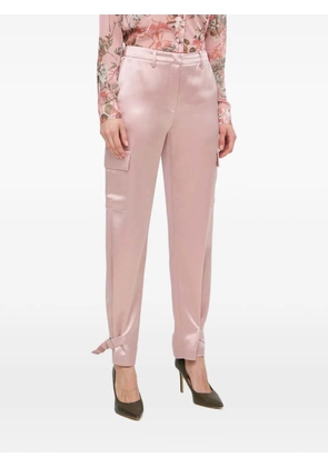 GUESS USA buckled-hem cargo pants - Pink