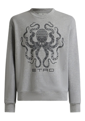 ETRO logo-print sweatshirt - Grey
