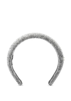 Miu Miu Pre-Owned 2020s logo-detail headband - Grey