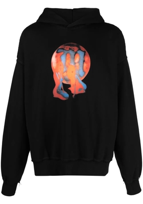 MISBHV She Is My Weakness graphic-print hoodie - Black