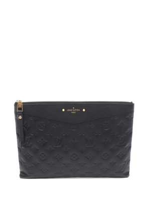 Louis Vuitton Pre-Owned 2018 Daily Monogram leather clutch bag - Black