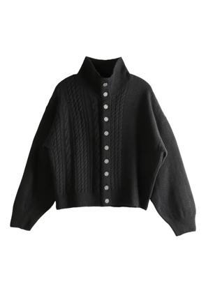 Enfants Riches Déprimés cable-knit cardigan - Black