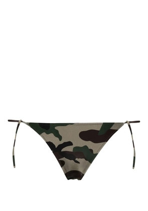 VETEMENTS camouflage-print bikini bottoms - Green