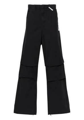 Maison MIHARA YASUHIRO wide-leg cotton trousers - Blue
