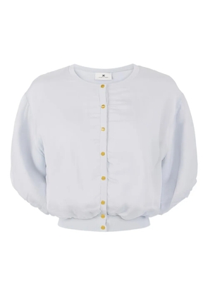 Elisabetta Franchi button-up cardigan - Blue