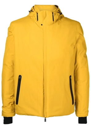 Herno padded drawstring-hooded jacket - Yellow