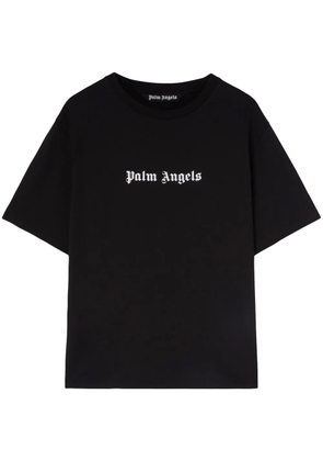 Palm Angels logo-print cotton T-shirt - Black