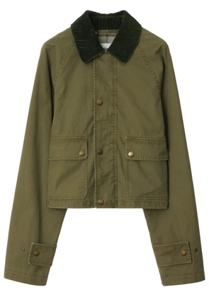 Burberry Cotton Field Jacket - Green
