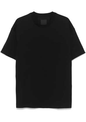 Givenchy logo-embossed T-shirt - Black