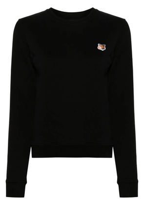 Maison Kitsuné Fox Head cotton jumper - Black