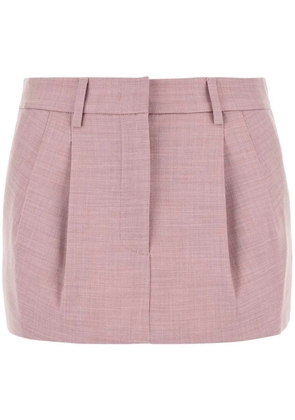 THE ANDAMANE pleat-detail mini skirt - Pink