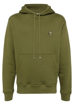 Maison Kitsuné Bold Fox Head hoodie - Green