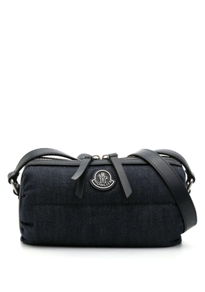 Moncler Keoni denim crossbody bag - Blue