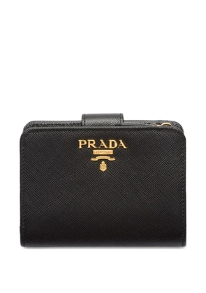 Prada small saffiano leather wallet - Black