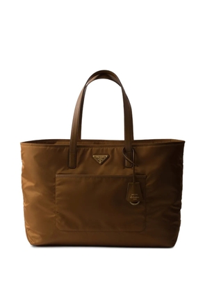 Prada large Re-Edition 1978 pocket tote bag - Brown