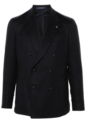 Tagliatore felted-finish blazer - Blue