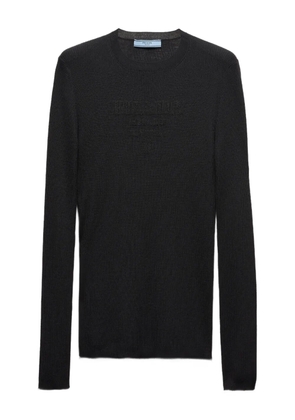 Prada crew-neck sweater - Black