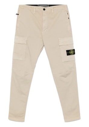 Stone Island Compass-badge tapered trousers - Neutrals