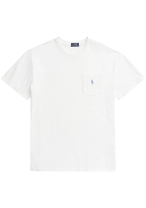 Polo Ralph Lauren Polo Pony cotton-linen T-shirt - White