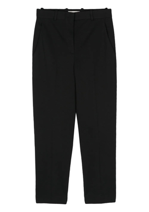 Circolo 1901 textured tapered trousers - Black