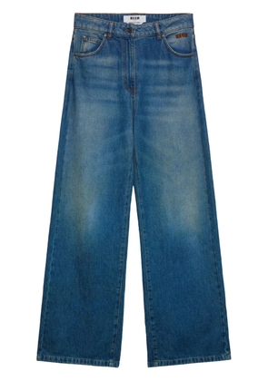 MSGM wide-leg jeans - Blue