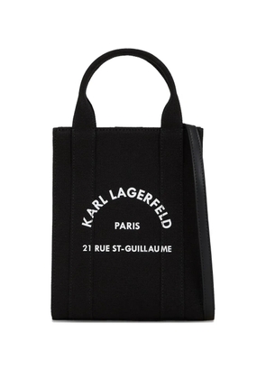 Karl Lagerfeld small Rue St-Guillaume Square tote bag - Black