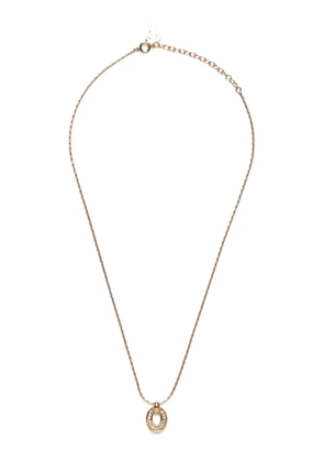 Christian Dior Pre-Owned 1990 rhinestone-embellished necklace - Gold