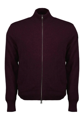 Moncler high-neck cardigan - Purple