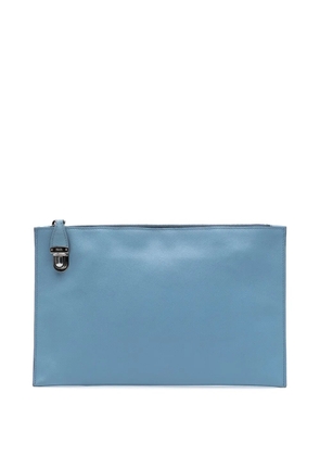 Prada Pre-Owned 2013-2025 Saffiano Lux Zip clutch bag - Blue