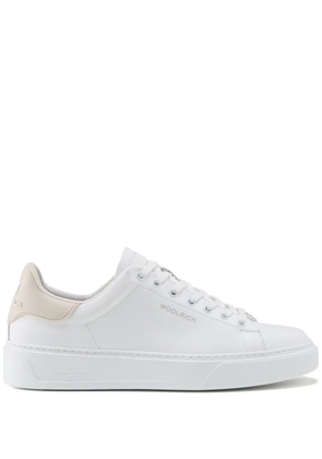 Woolrich Classic Court leather sneakers - White