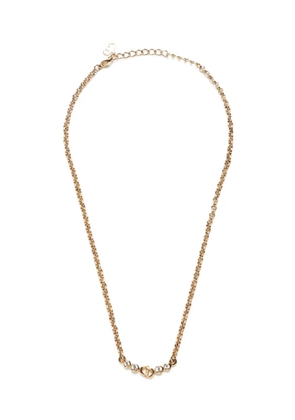 Christian Dior Pre-Owned 1990-2015 CD logo pendant necklace - Gold