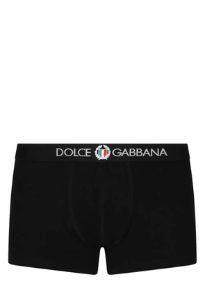 Dolce & Gabbana logo-print cotton boxers - Black