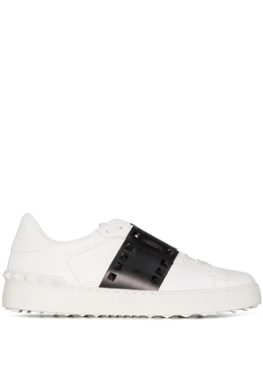 Valentino Garavani Rockstud leather sneakers - White