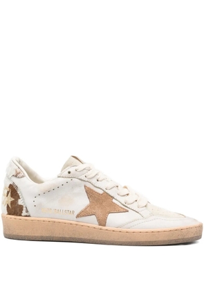 Golden Goose star-patch sneakers - White