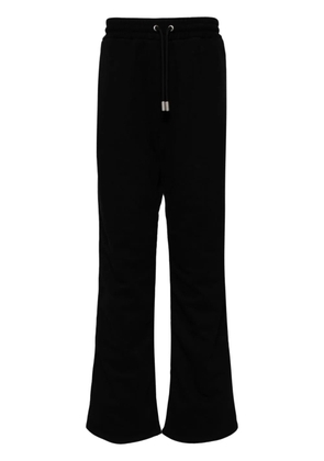 Off-White Diag-stripe embroidered track pants - Black