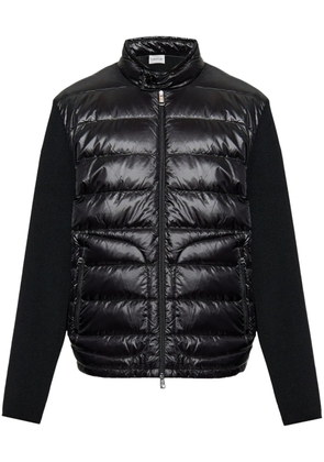 Moncler padded wool jacket - Black