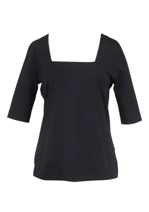 Akris Punto square-neck blouse - Black