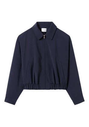 Claudie Pierlot cropped zip-up jacket - Blue