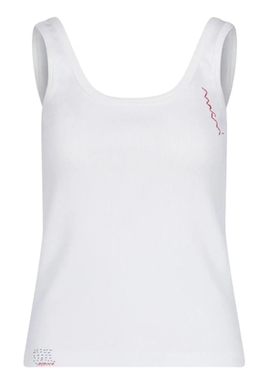 Marni logo tank top - White