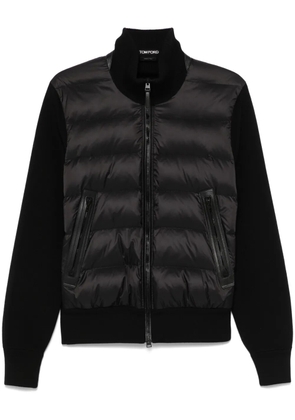 TOM FORD panelled down jacket - Black