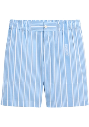 Jacquemus striped shorts - Blue