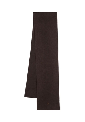 Polo Ralph Lauren Polo Pony wool scarf - Brown
