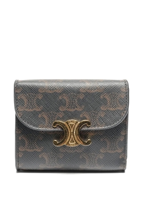 Celine Pre-Owned 2010-2020s Macadam Triomphe tri-fold wallet - Brown