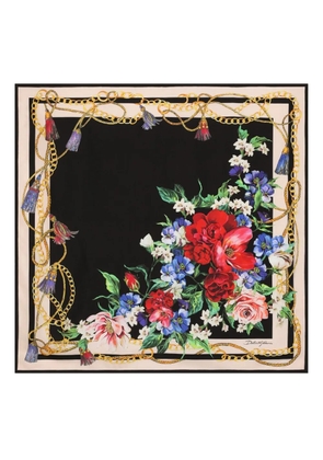 Dolce & Gabbana printed scarf - Black
