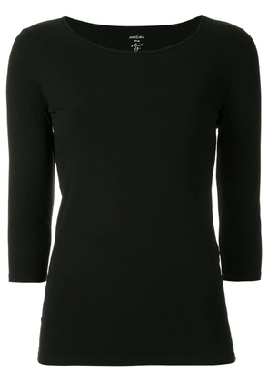 MARCCAIN three-quarter sleeve T-shirt - Black